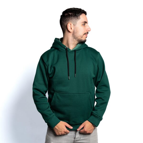 Sweat à capuche (hoodie)- Vert - Image 2